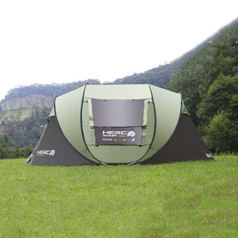 Automatic Windproof Pop Up Fast-Opening Camping Tent